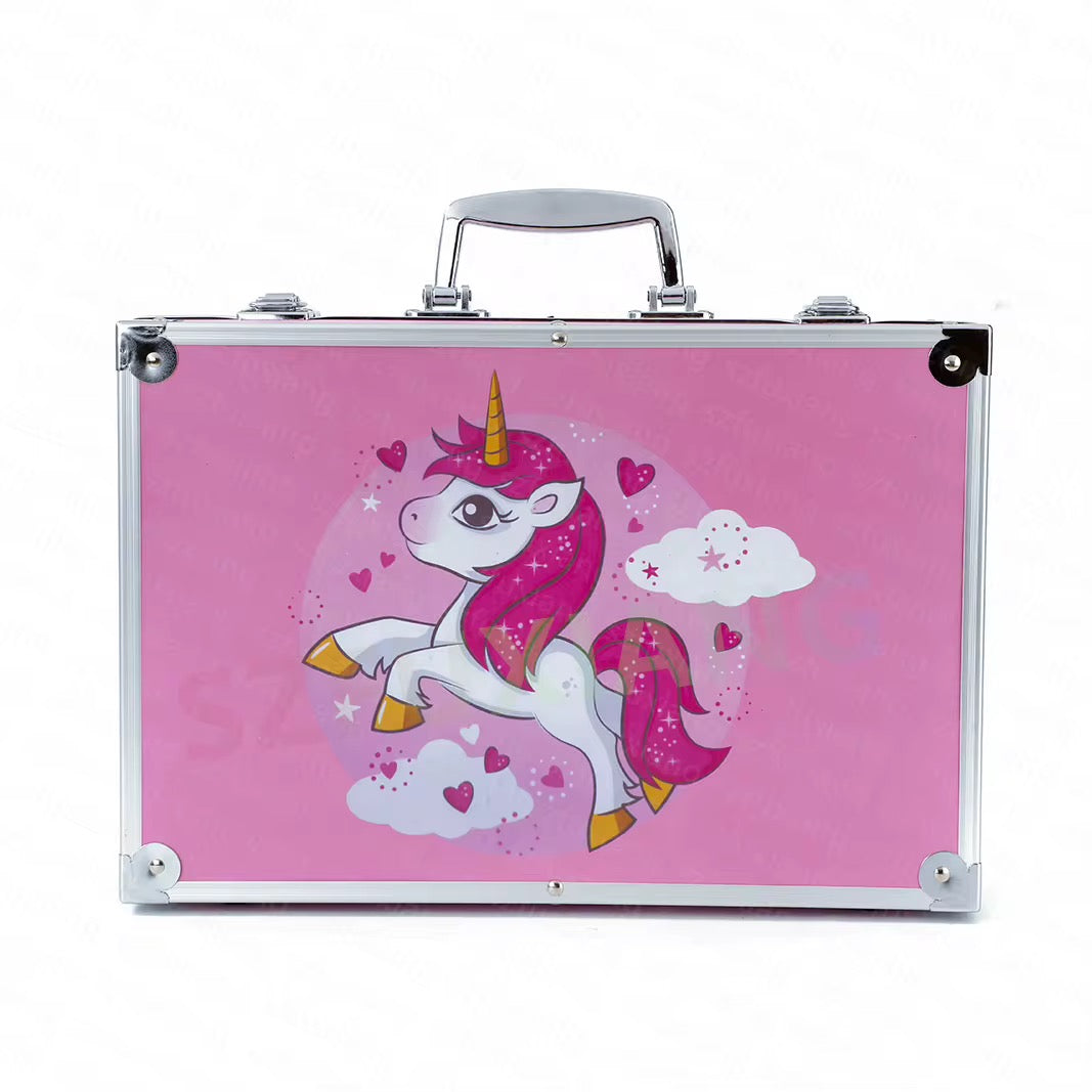 145 Pieces Suitcase Style Colouring Kit for Kids & Artists | Complete Art Set with Crayons, Markers, Colour Pencils, Watercolours & Drawing Accessories Royal Stationery Mart