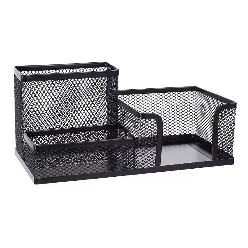 Metal Mesh Big Size Pen Holder | MultiFunctional Pen Stand For Offices