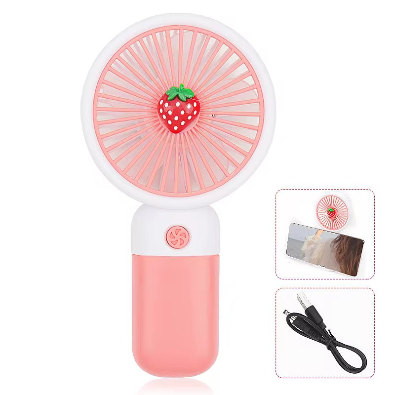 Mini Portable Rechargeable Fan | USB Powerful Cooling Fan | Handheld & Desk Use | Travel Friendly