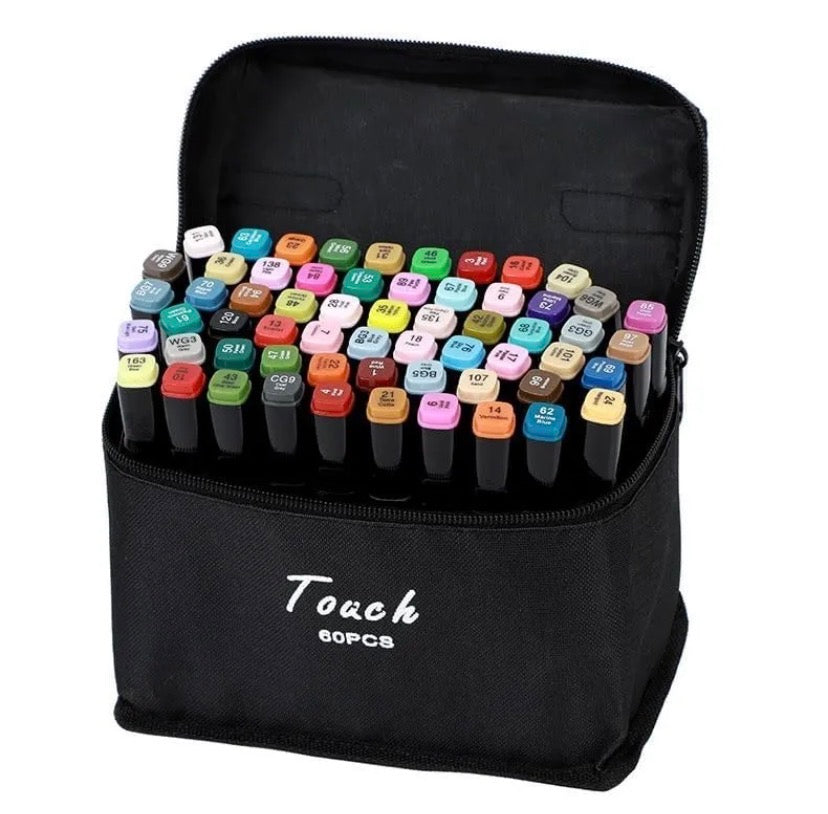 Dual Tip Sketch Markers Set | Alcohol-Based Markers | Double Head Art Pens for Kids & Adults Coloring, Drawing & Illustration Supplies Royal Stationery Mart
