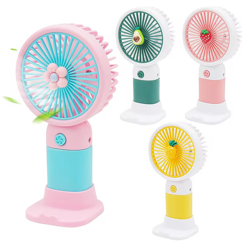 Mini Portable Rechargeable Fan | USB Powerful Cooling Fan | Handheld & Desk Use | Travel Friendly