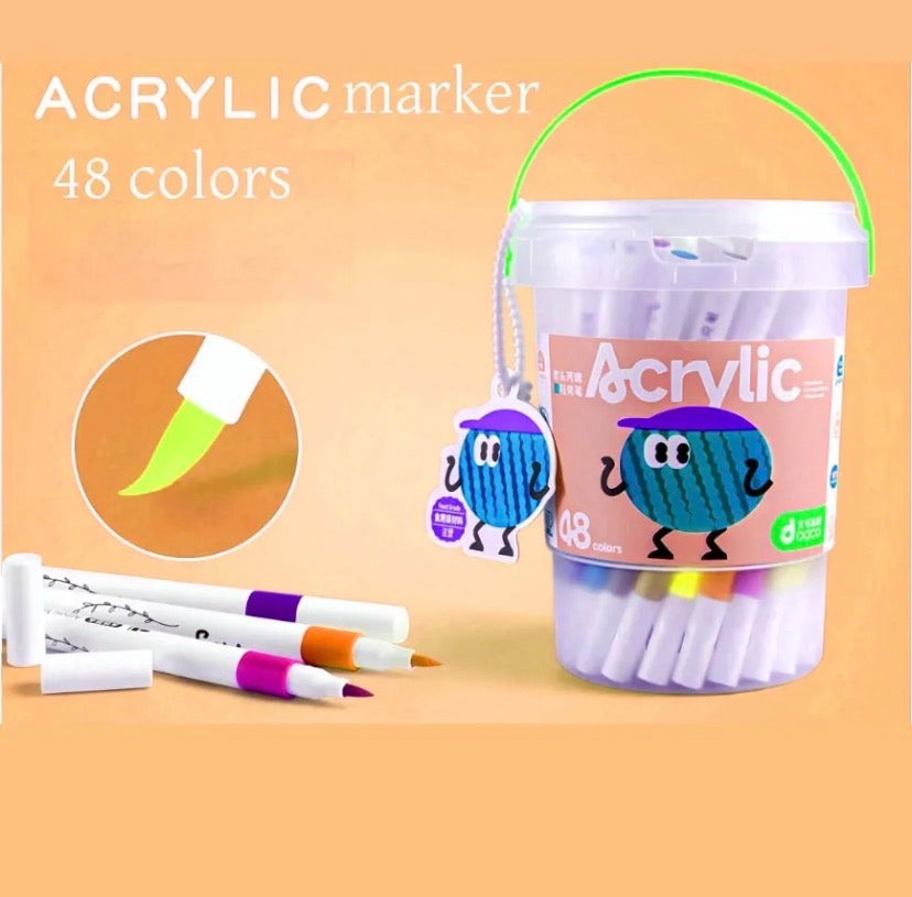 Acrylic Markers Brush Tip | Markers For Artists And Beginners