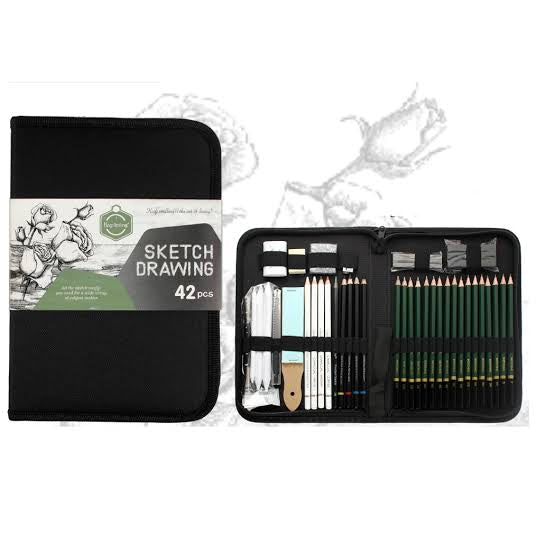 Sketch Drawing Set | Sketching Kit For Beginners And Professional Royal Stationery Mart