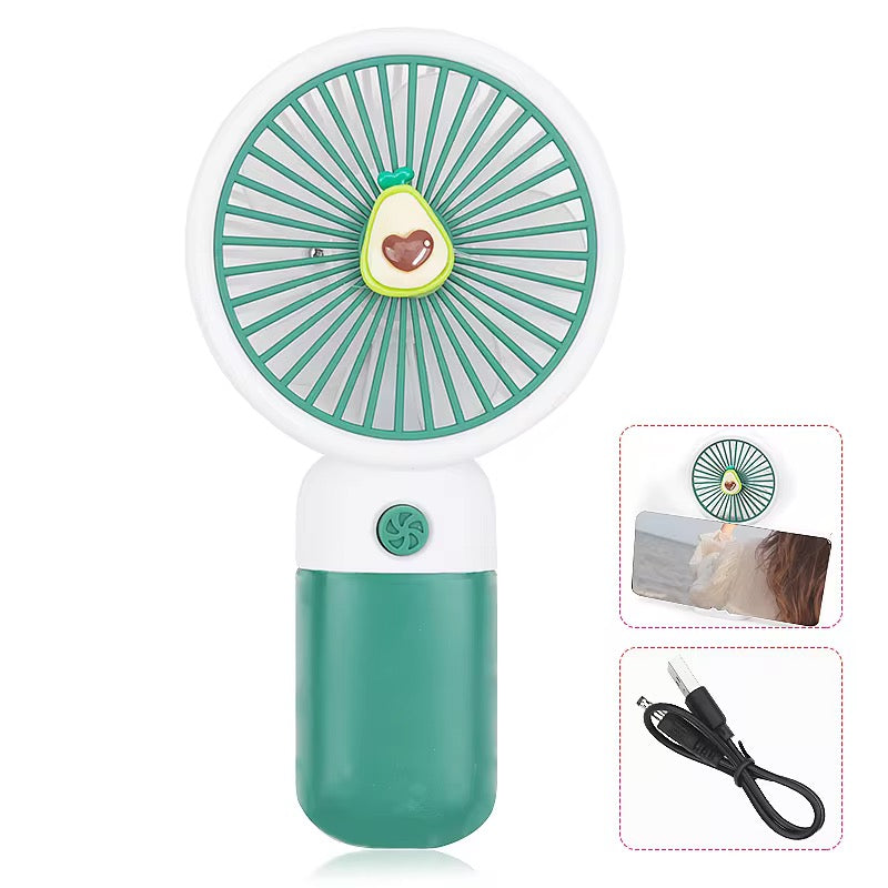 Mini Portable Rechargeable Fan | USB Powerful Cooling Fan | Handheld & Desk Use | Travel Friendly