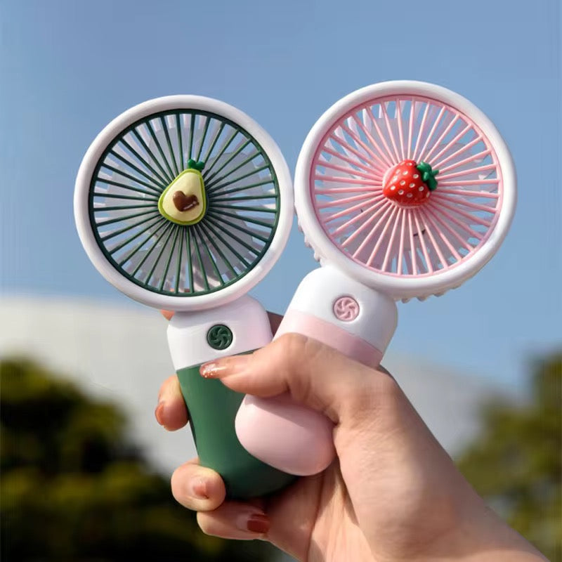 Mini Portable Rechargeable Fan | USB Powerful Cooling Fan | Handheld & Desk Use | Travel Friendly