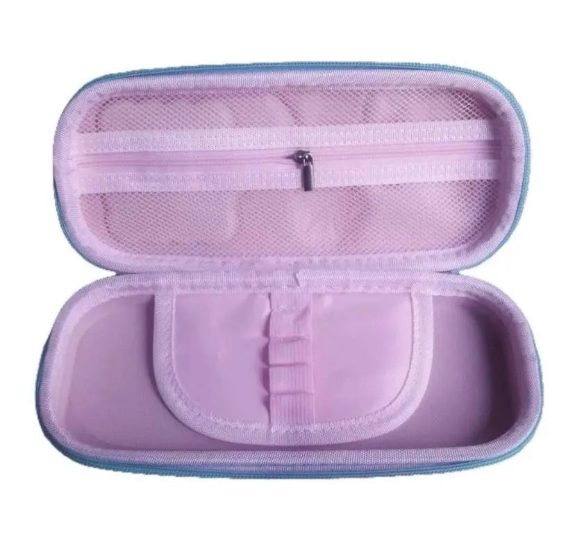 Calculator Pouch Pencil Box Hard Case Stationery Organizer with Built In Calculator Zipper Storage Case for School Students Office Use Durable Design Royal Stationery Mart