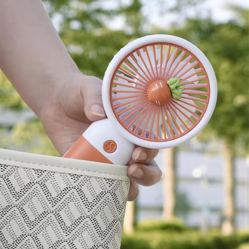 Mini Portable Rechargeable Fan | USB Powerful Cooling Fan | Handheld & Desk Use | Travel Friendly