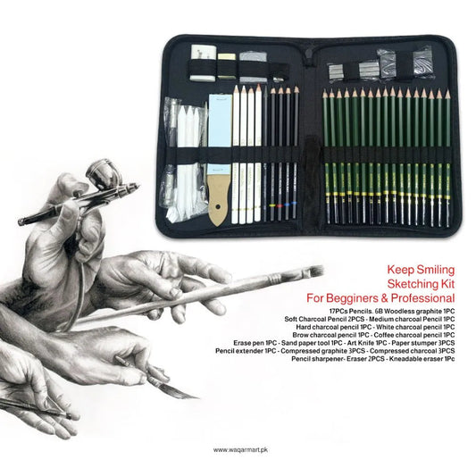 Sketch Drawing Set | Sketching Kit For Beginners And Professional Royal Stationery Mart
