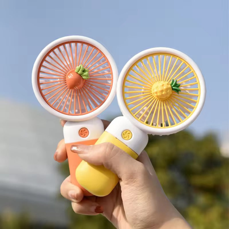 Mini Portable Rechargeable Fan | USB Powerful Cooling Fan | Handheld & Desk Use | Travel Friendly