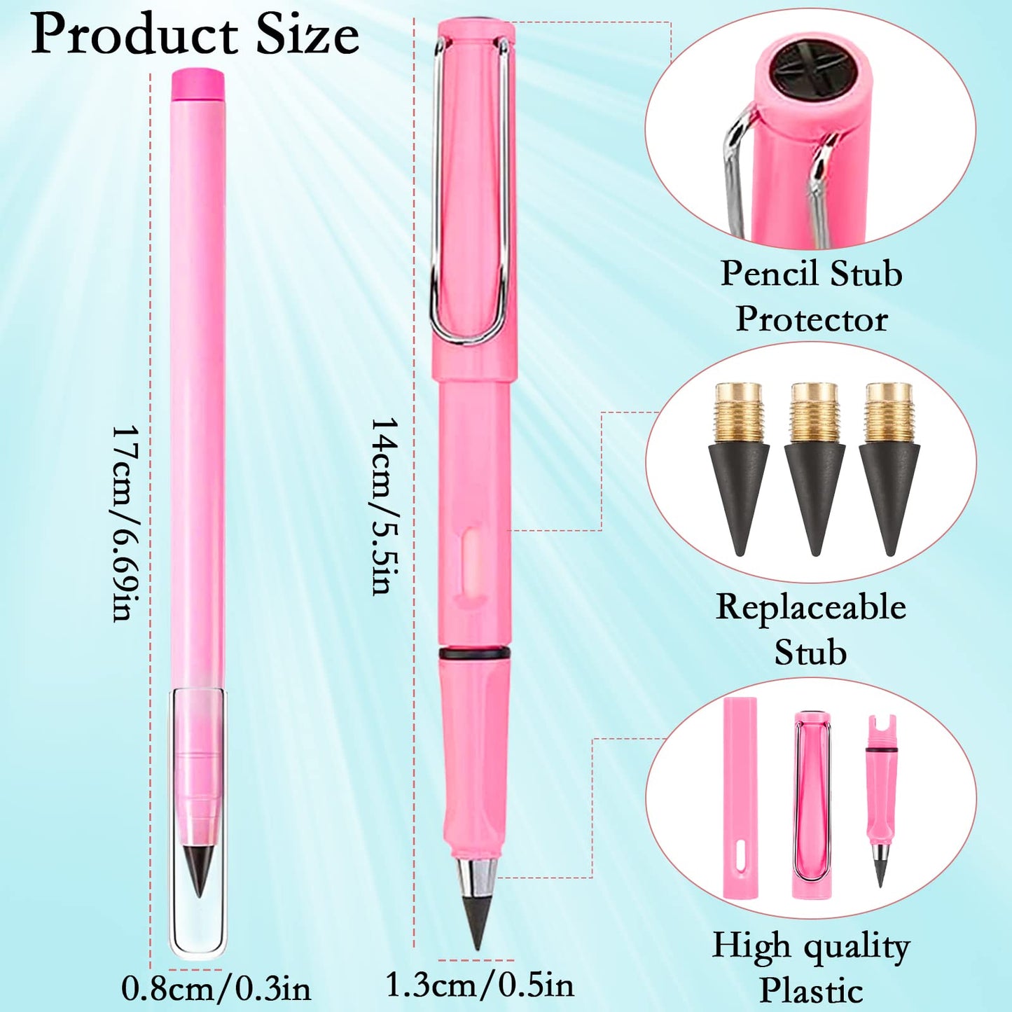 Infinity Pencil – Long Lasting Writing Pencil for School, Office & Everyday Use Royal Stationery Mart