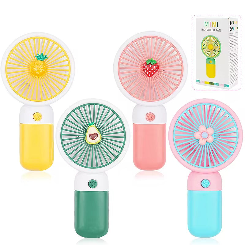 Mini Portable Rechargeable Fan | USB Powerful Cooling Fan | Handheld & Desk Use | Travel Friendly