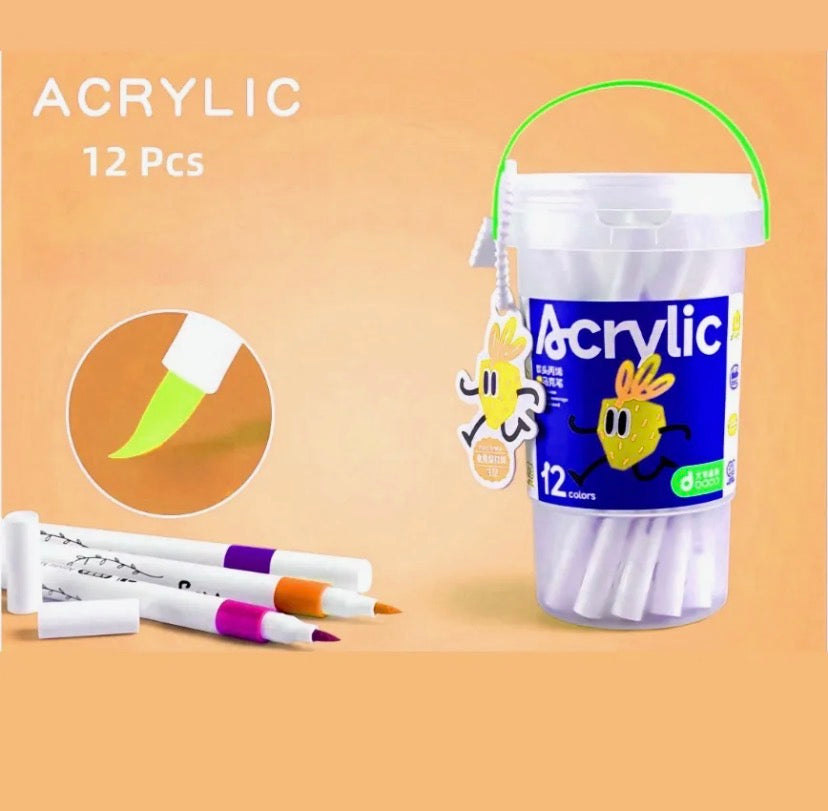 Acrylic Markers Brush Tip | Markers For Artists And Beginners
