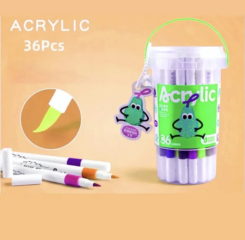 Acrylic Paint Markers Set 12 to 120 Colours | Waterproof Quick Dry Acrylic Pens for Rock Painting, Canvas, Wood, Glass, Ceramic & DIY Crafts Royal Stationery Mart