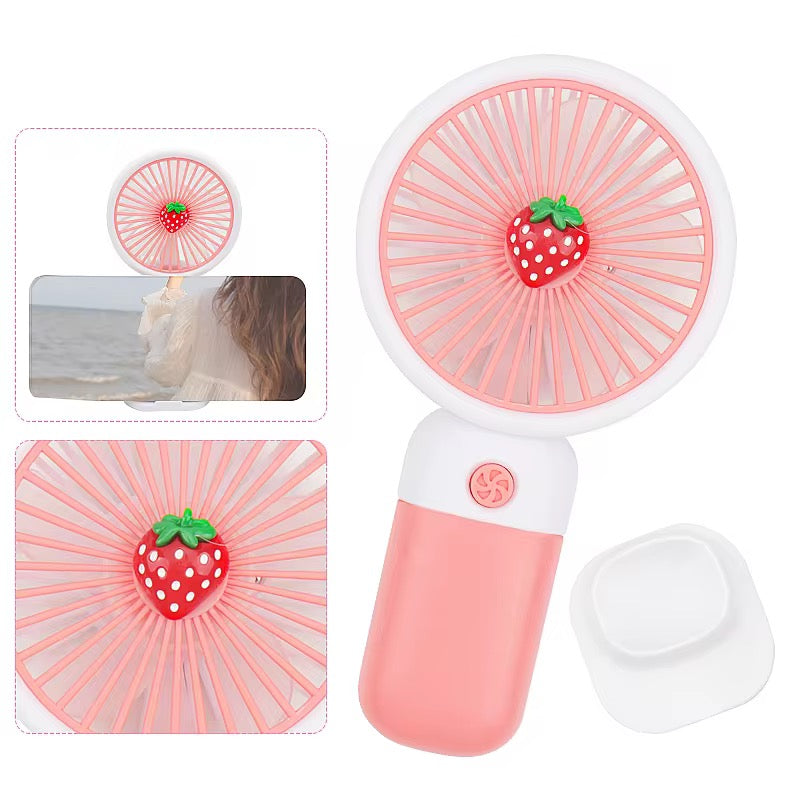 Mini Portable Rechargeable Fan | USB Powerful Cooling Fan | Handheld & Desk Use | Travel Friendly