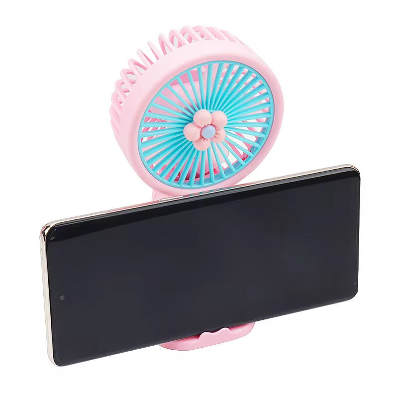 Mini Portable Rechargeable Fan | USB Powerful Cooling Fan | Handheld & Desk Use | Travel Friendly