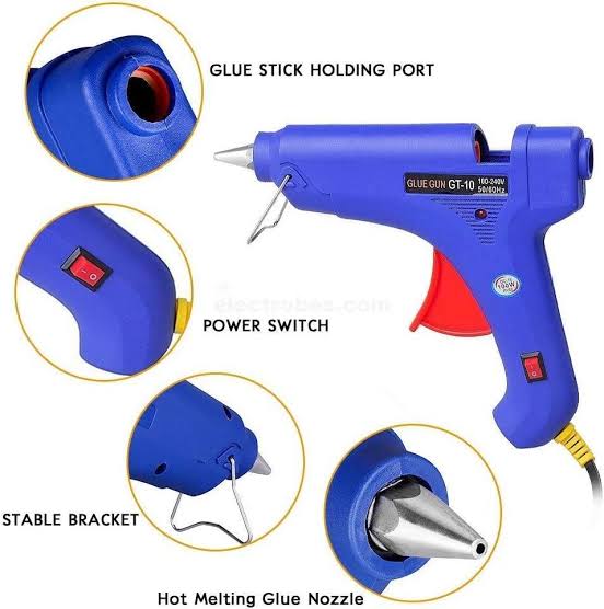 Hot Melt Glue Gun | Light Weight And Easy To Use Glue Gum Royal Stationery Mart