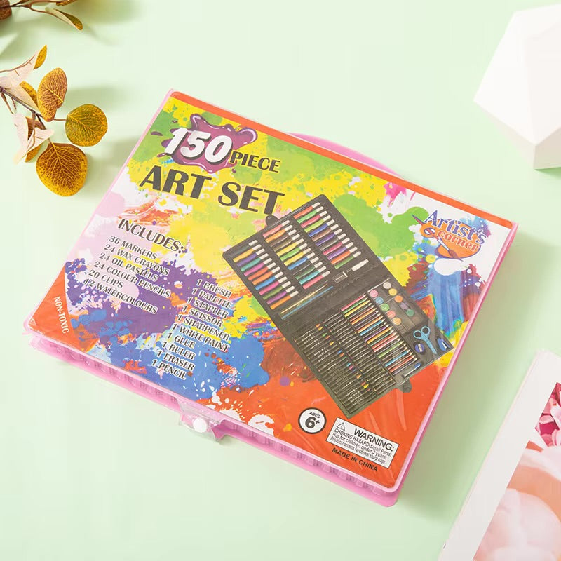 Premium Colouring Kit for Kids & Artists | 46 to 150 Pieces Available | Complete Art & Drawing Set | Sketch, Paint & Creative Gift Kit Royal Stationery Mart